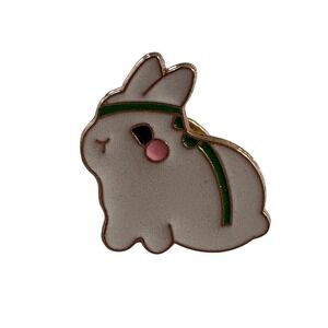 Bunny‎ Rabbit Enamel Pin Cute Kawaii Animal Brooch Lapel Pin Backpack Accessory